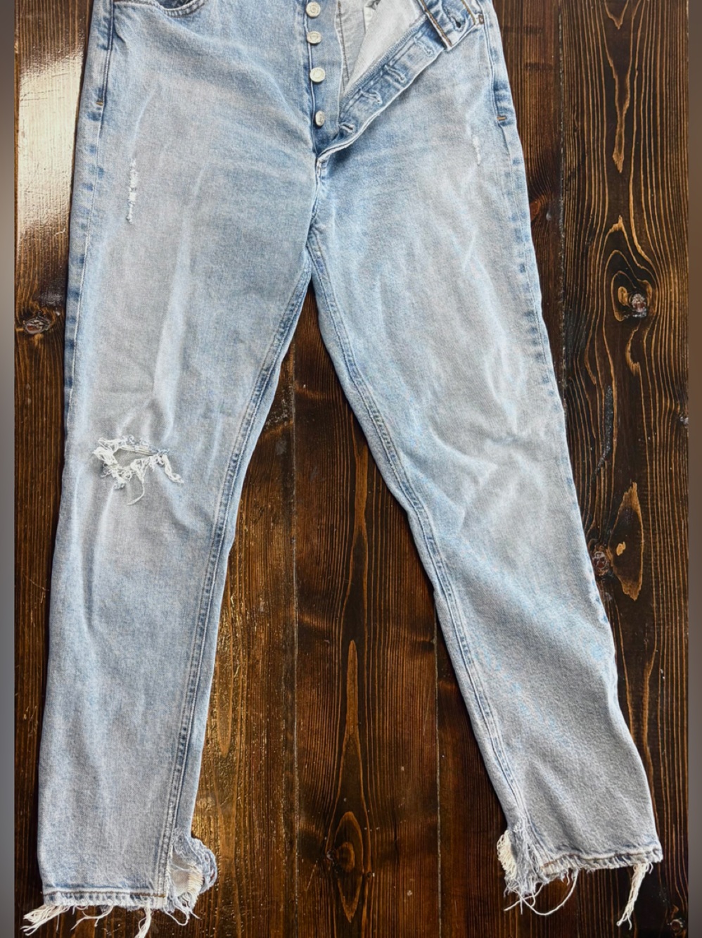AGolde Cropped Jeans, Size 29
